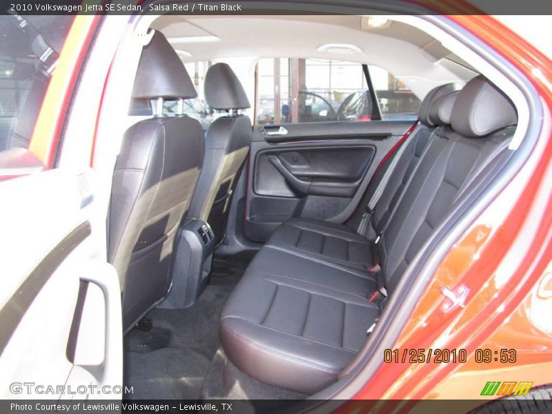 Salsa Red / Titan Black 2010 Volkswagen Jetta SE Sedan