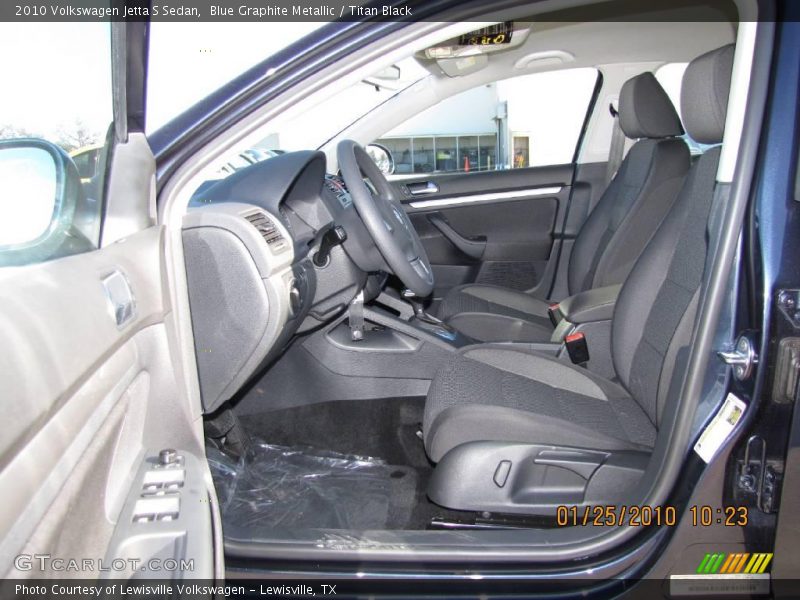 Blue Graphite Metallic / Titan Black 2010 Volkswagen Jetta S Sedan