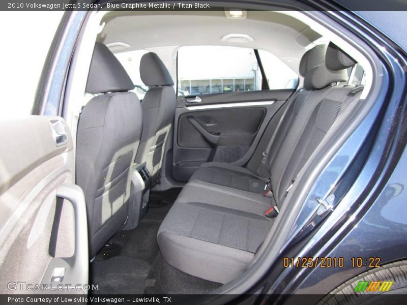 Blue Graphite Metallic / Titan Black 2010 Volkswagen Jetta S Sedan