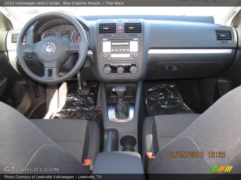 Blue Graphite Metallic / Titan Black 2010 Volkswagen Jetta S Sedan
