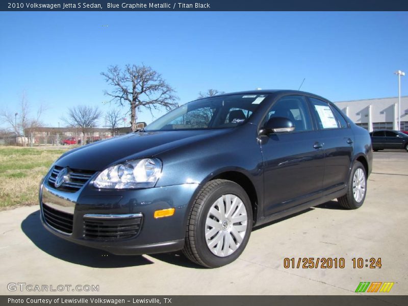 Blue Graphite Metallic / Titan Black 2010 Volkswagen Jetta S Sedan