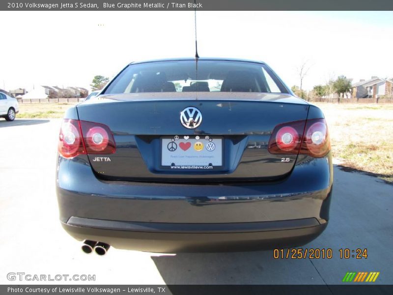 Blue Graphite Metallic / Titan Black 2010 Volkswagen Jetta S Sedan