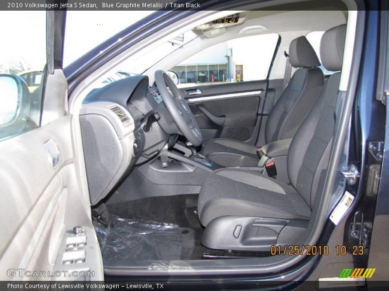 Blue Graphite Metallic / Titan Black 2010 Volkswagen Jetta S Sedan