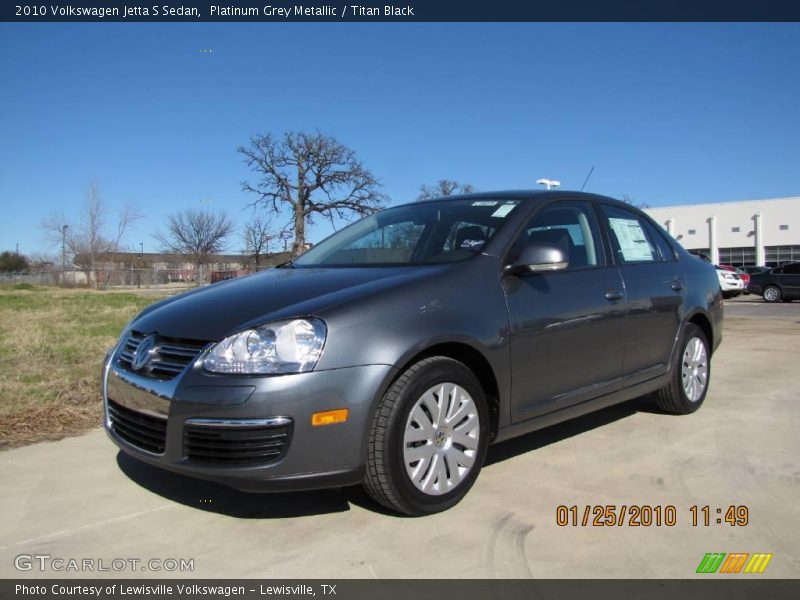 Platinum Grey Metallic / Titan Black 2010 Volkswagen Jetta S Sedan