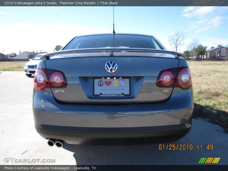Platinum Grey Metallic / Titan Black 2010 Volkswagen Jetta S Sedan