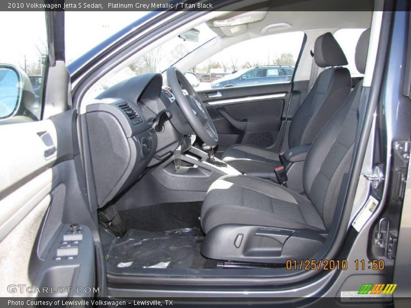 Platinum Grey Metallic / Titan Black 2010 Volkswagen Jetta S Sedan
