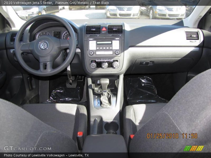 Platinum Grey Metallic / Titan Black 2010 Volkswagen Jetta S Sedan