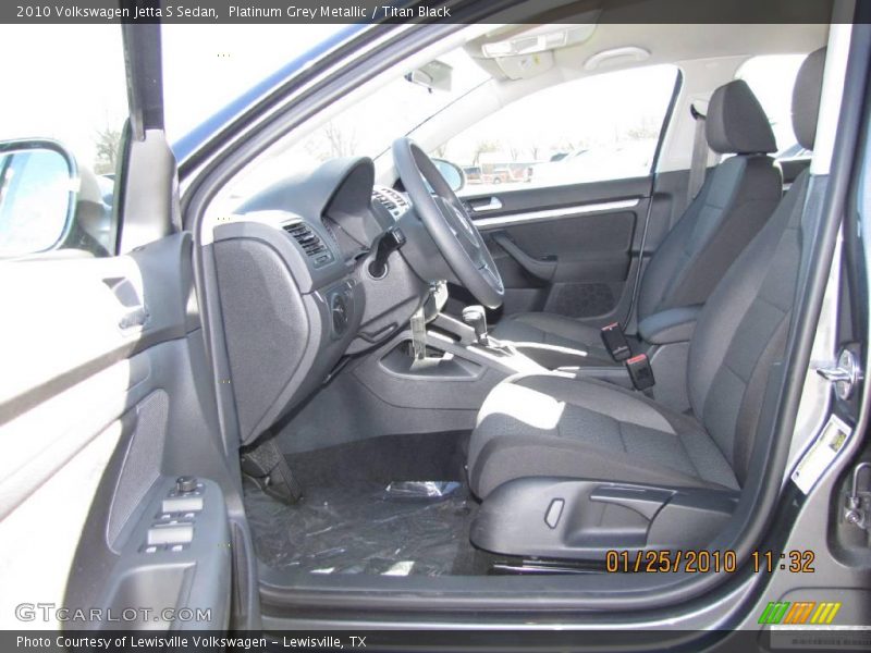 Platinum Grey Metallic / Titan Black 2010 Volkswagen Jetta S Sedan