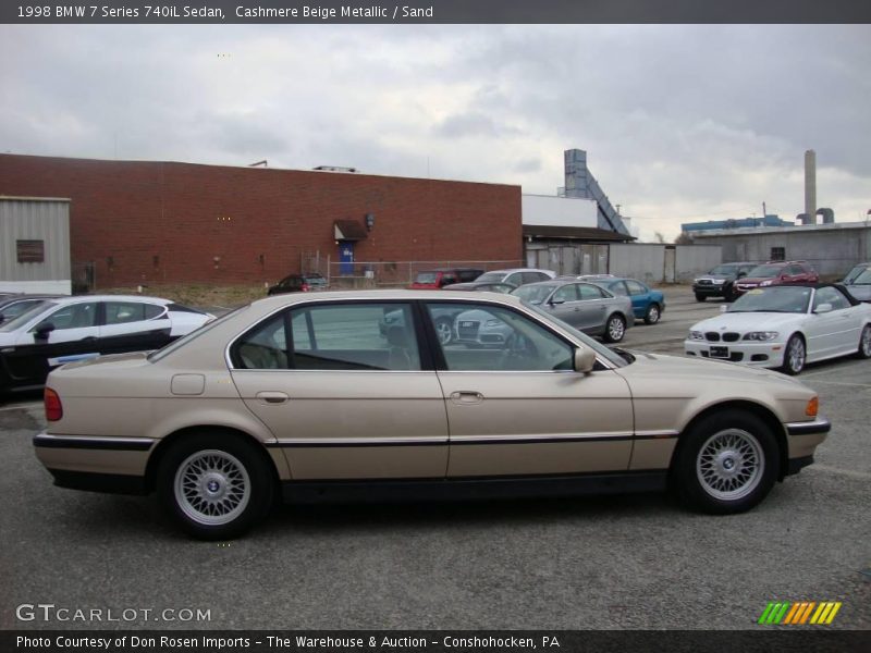 Cashmere Beige Metallic / Sand 1998 BMW 7 Series 740iL Sedan