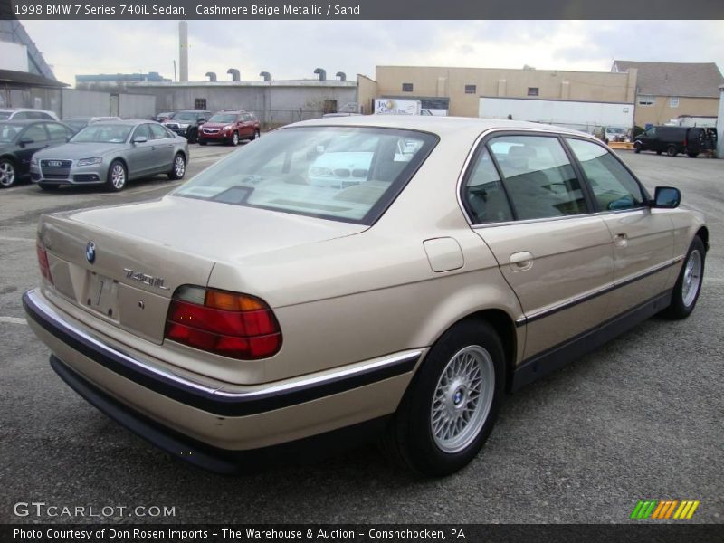 Cashmere Beige Metallic / Sand 1998 BMW 7 Series 740iL Sedan