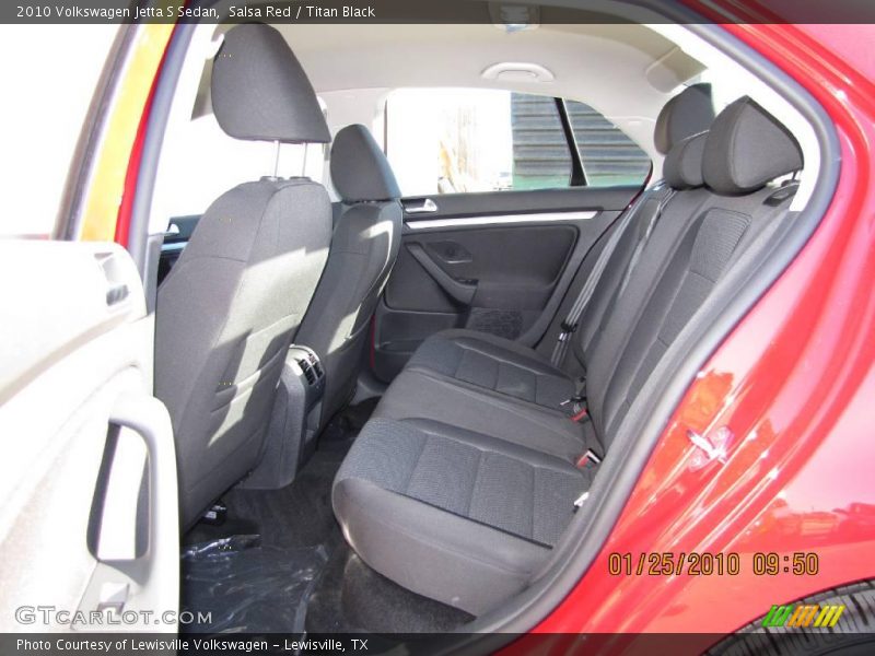 Salsa Red / Titan Black 2010 Volkswagen Jetta S Sedan