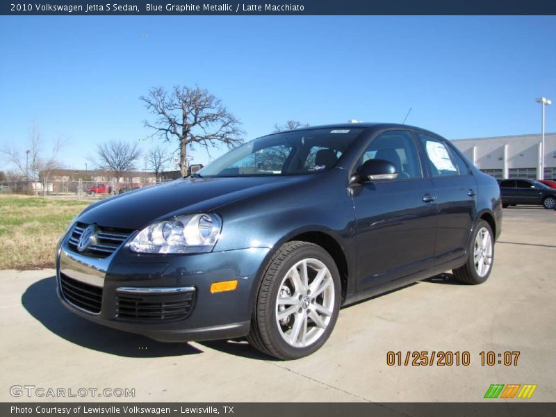 Blue Graphite Metallic / Latte Macchiato 2010 Volkswagen Jetta S Sedan