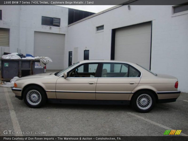 Cashmere Beige Metallic / Sand 1998 BMW 7 Series 740iL Sedan