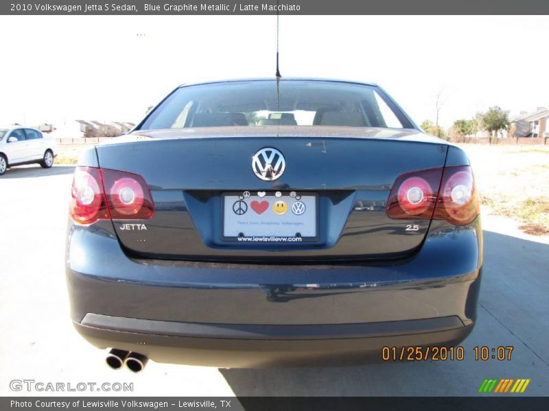 Blue Graphite Metallic / Latte Macchiato 2010 Volkswagen Jetta S Sedan