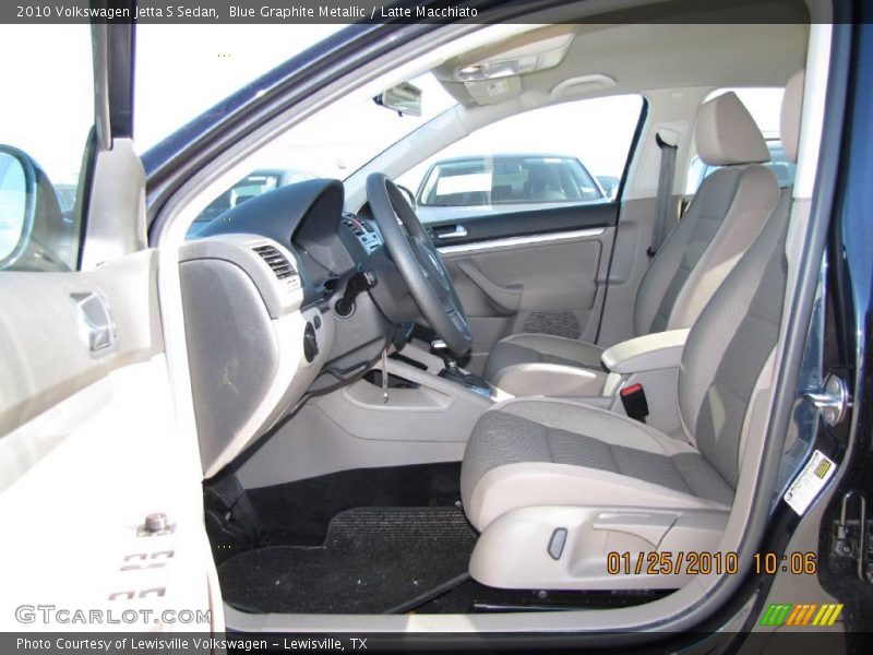 Blue Graphite Metallic / Latte Macchiato 2010 Volkswagen Jetta S Sedan