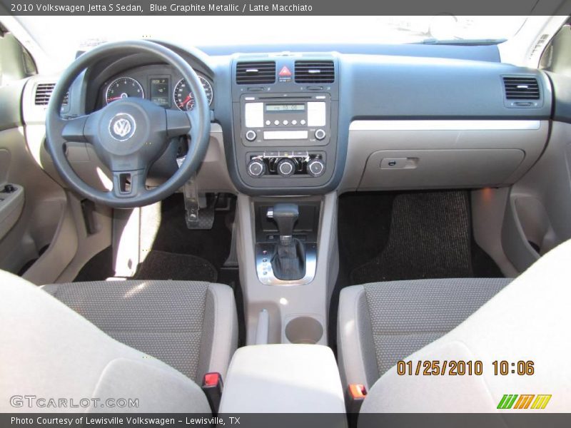 Blue Graphite Metallic / Latte Macchiato 2010 Volkswagen Jetta S Sedan