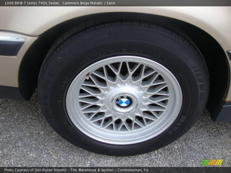 Cashmere Beige Metallic / Sand 1998 BMW 7 Series 740iL Sedan