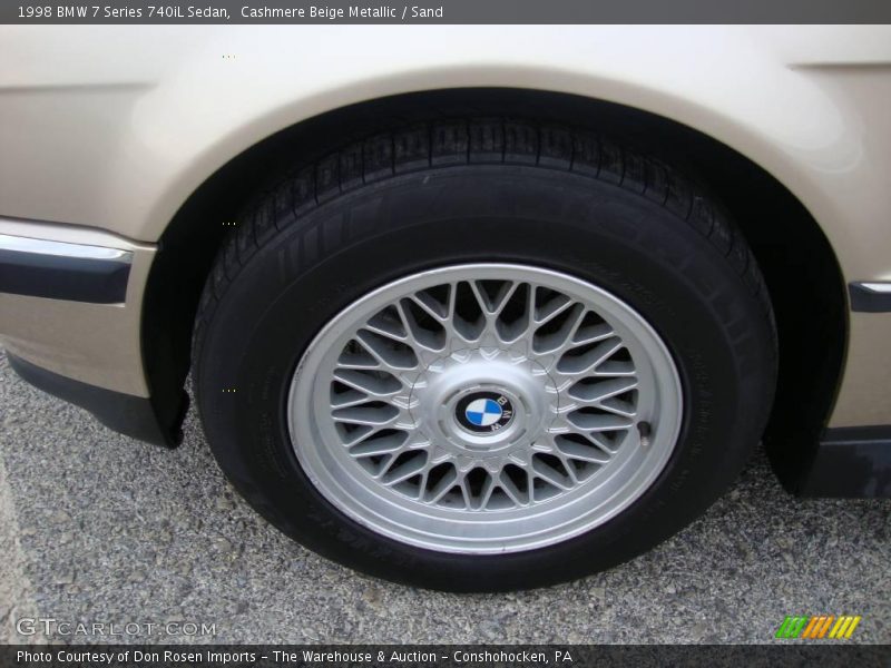 Cashmere Beige Metallic / Sand 1998 BMW 7 Series 740iL Sedan