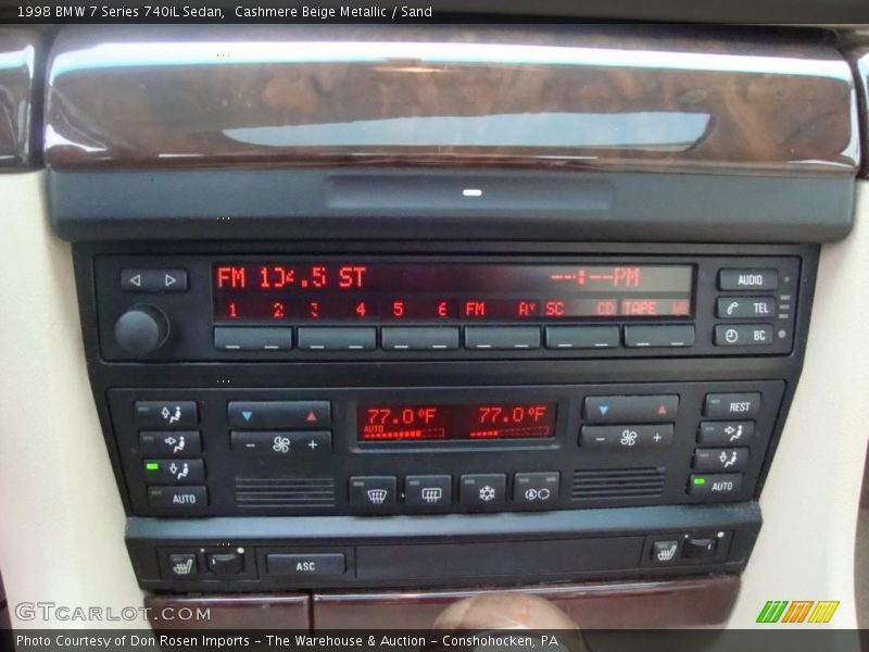 Cashmere Beige Metallic / Sand 1998 BMW 7 Series 740iL Sedan