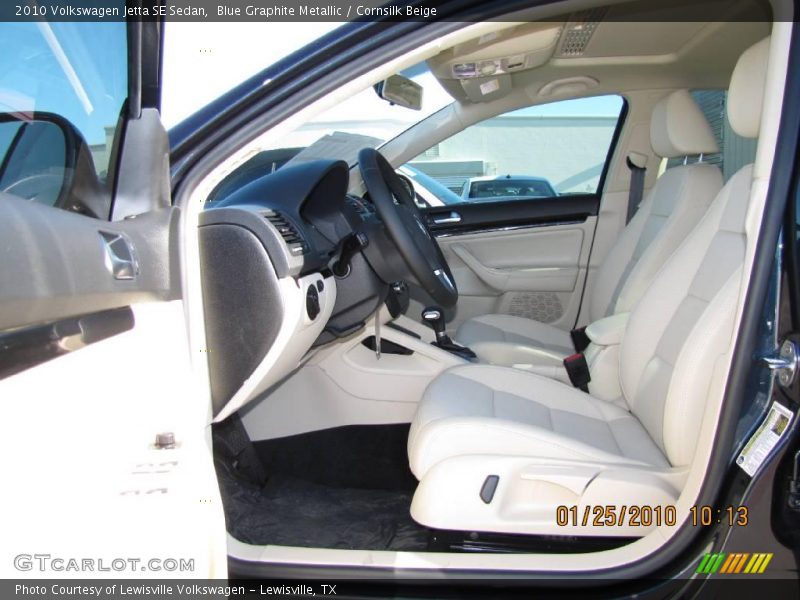 Blue Graphite Metallic / Cornsilk Beige 2010 Volkswagen Jetta SE Sedan