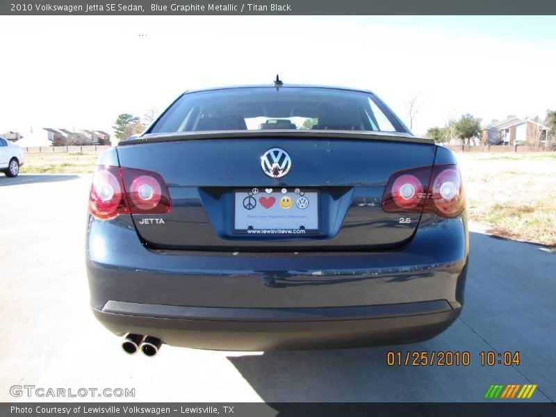 Blue Graphite Metallic / Titan Black 2010 Volkswagen Jetta SE Sedan