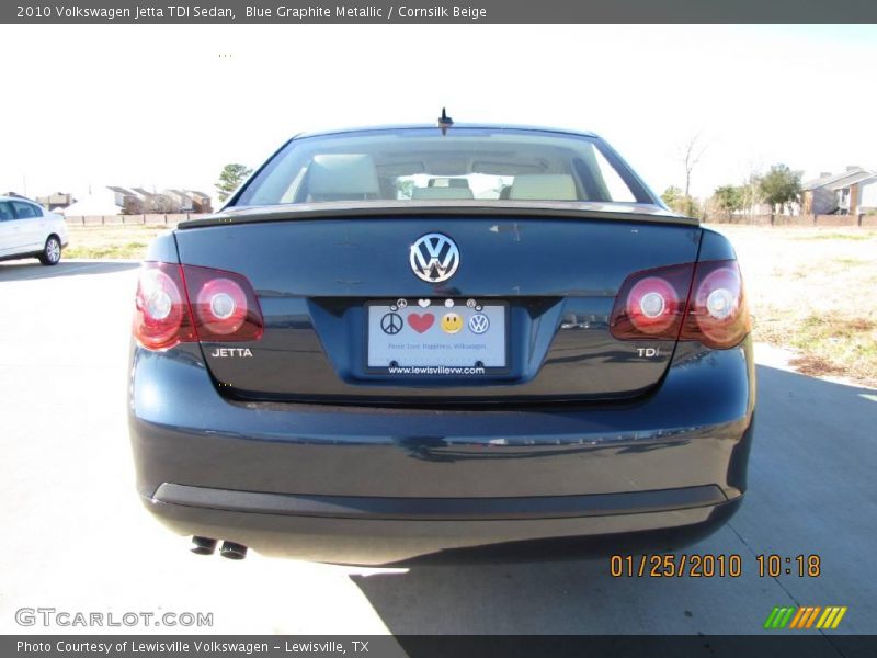 Blue Graphite Metallic / Cornsilk Beige 2010 Volkswagen Jetta TDI Sedan