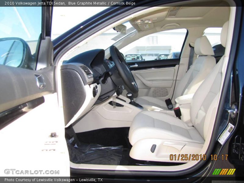 Blue Graphite Metallic / Cornsilk Beige 2010 Volkswagen Jetta TDI Sedan
