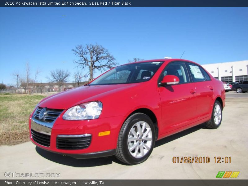 Salsa Red / Titan Black 2010 Volkswagen Jetta Limited Edition Sedan