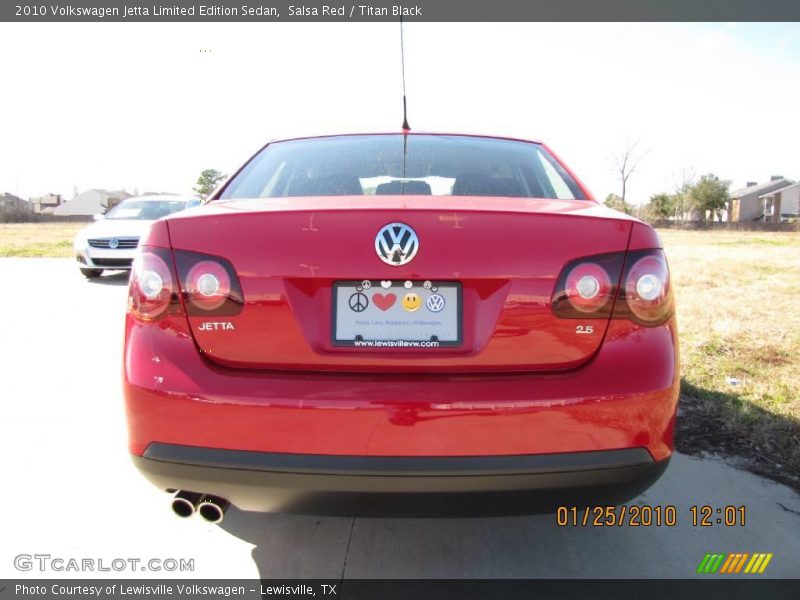 Salsa Red / Titan Black 2010 Volkswagen Jetta Limited Edition Sedan