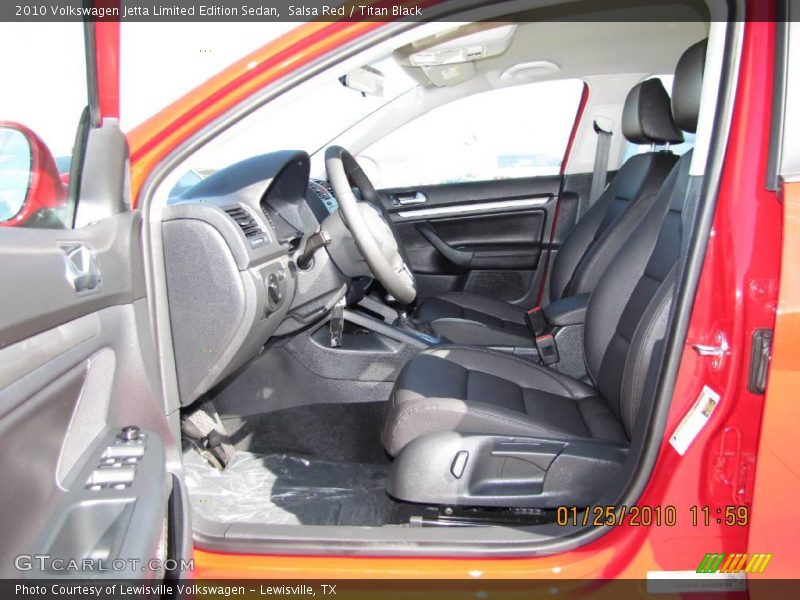 Salsa Red / Titan Black 2010 Volkswagen Jetta Limited Edition Sedan