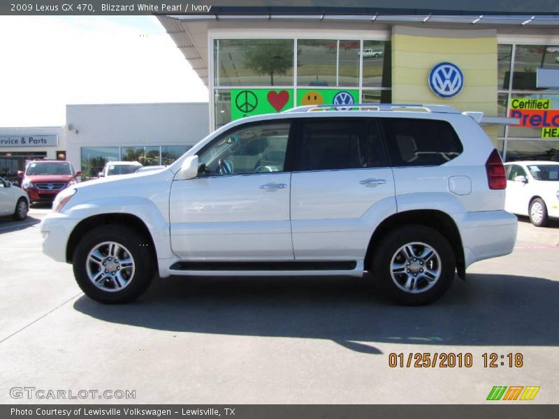 Blizzard White Pearl / Ivory 2009 Lexus GX 470