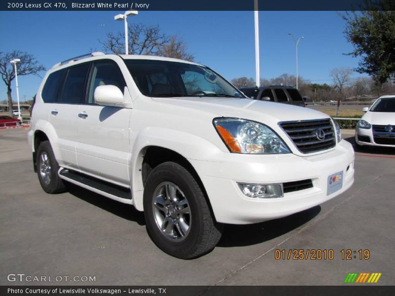 Blizzard White Pearl / Ivory 2009 Lexus GX 470