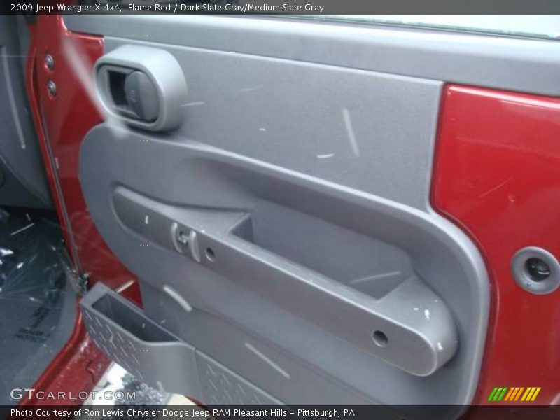 Flame Red / Dark Slate Gray/Medium Slate Gray 2009 Jeep Wrangler X 4x4