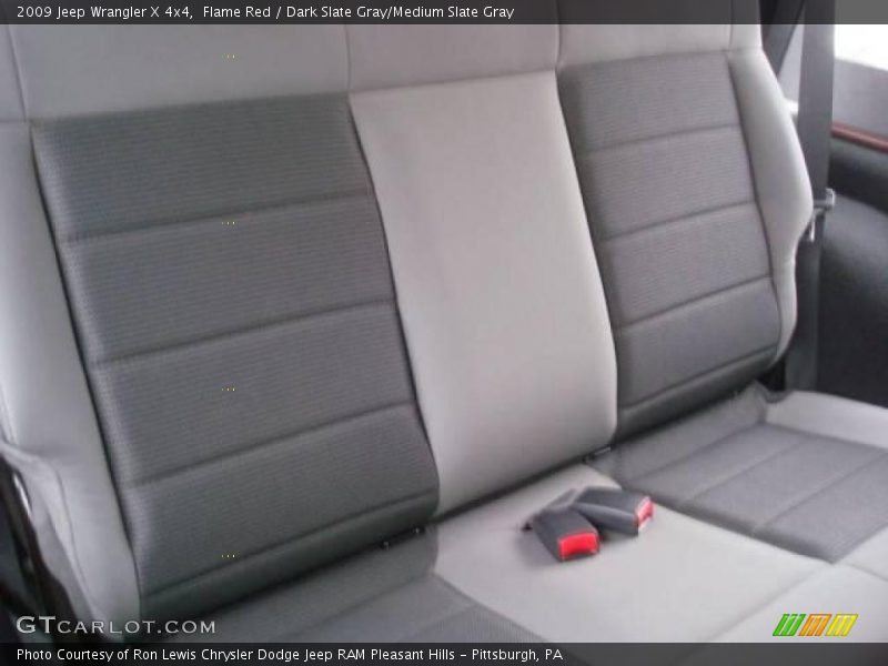 Flame Red / Dark Slate Gray/Medium Slate Gray 2009 Jeep Wrangler X 4x4