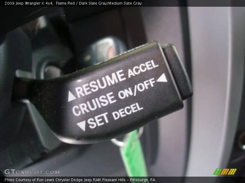 Flame Red / Dark Slate Gray/Medium Slate Gray 2009 Jeep Wrangler X 4x4