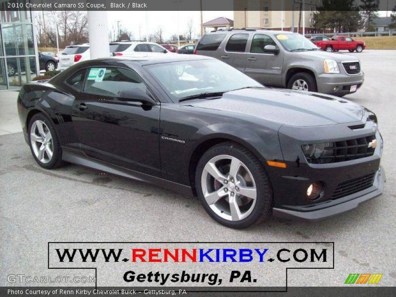 Black / Black 2010 Chevrolet Camaro SS Coupe