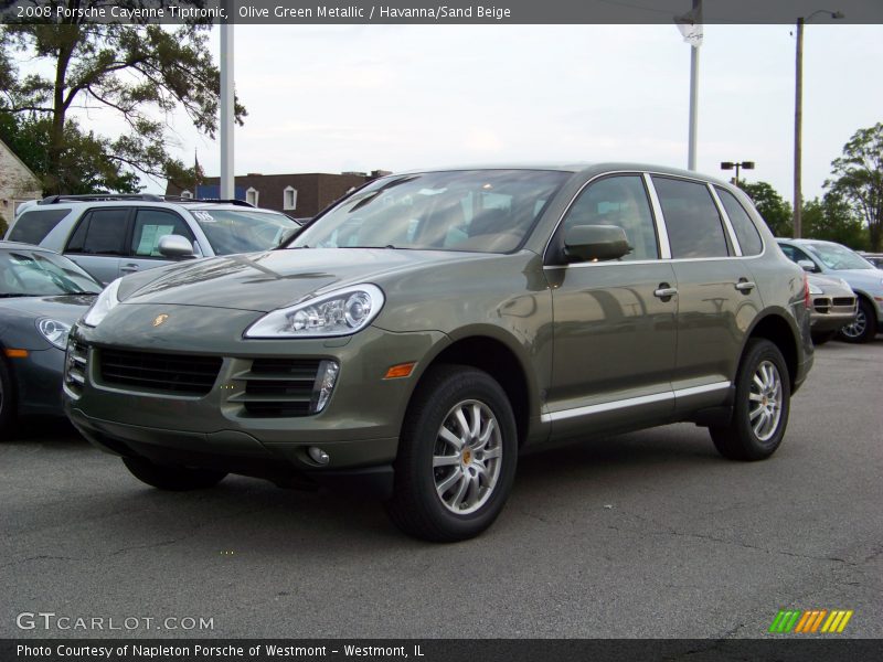 Olive Green Metallic / Havanna/Sand Beige 2008 Porsche Cayenne Tiptronic