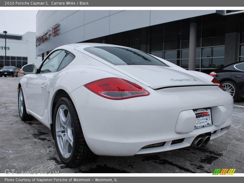 Carrara White / Black 2010 Porsche Cayman S