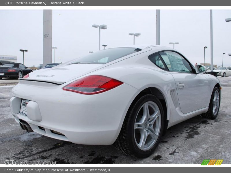 Carrara White / Black 2010 Porsche Cayman S