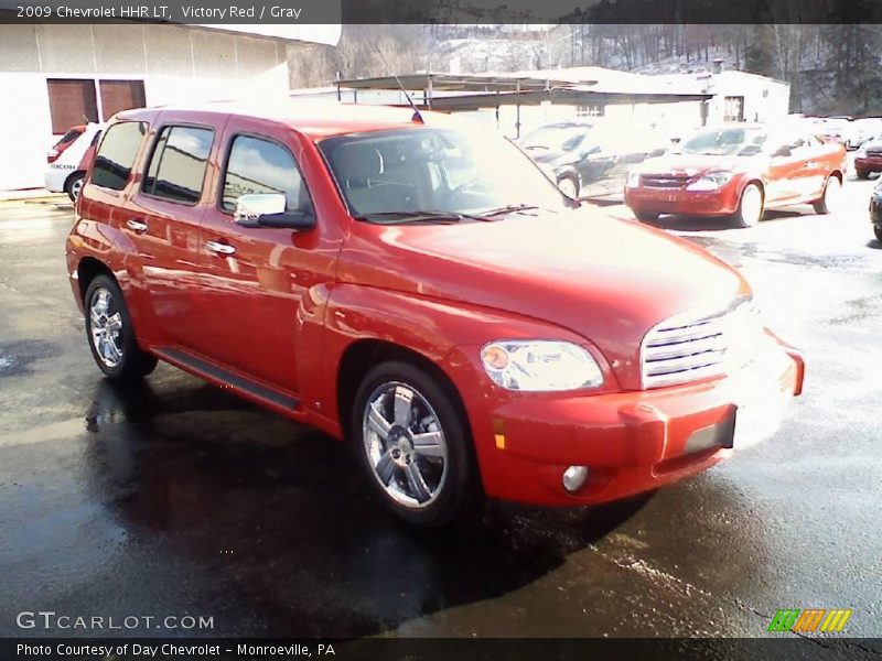 Victory Red / Gray 2009 Chevrolet HHR LT