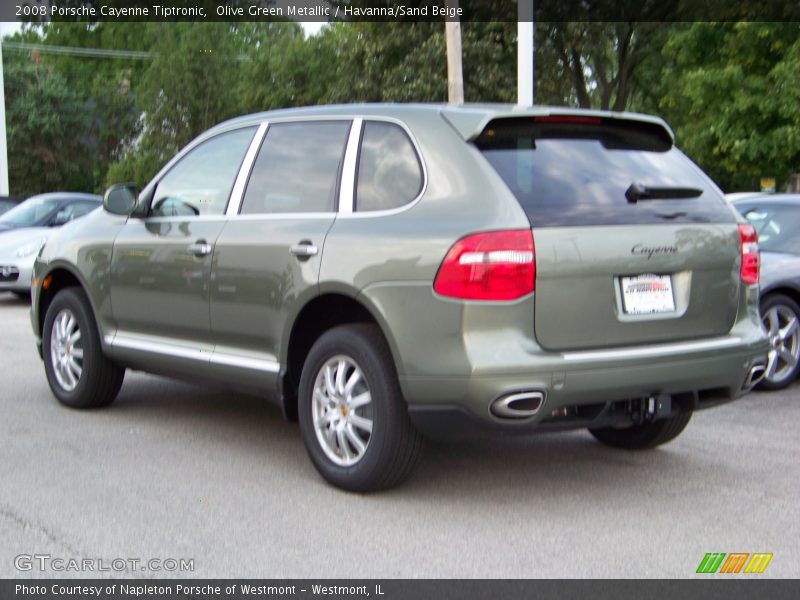 Olive Green Metallic / Havanna/Sand Beige 2008 Porsche Cayenne Tiptronic