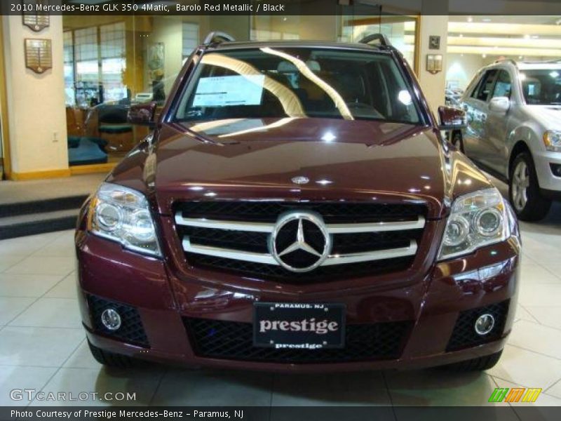 Barolo Red Metallic / Black 2010 Mercedes-Benz GLK 350 4Matic