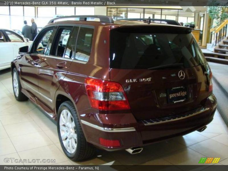 Barolo Red Metallic / Black 2010 Mercedes-Benz GLK 350 4Matic