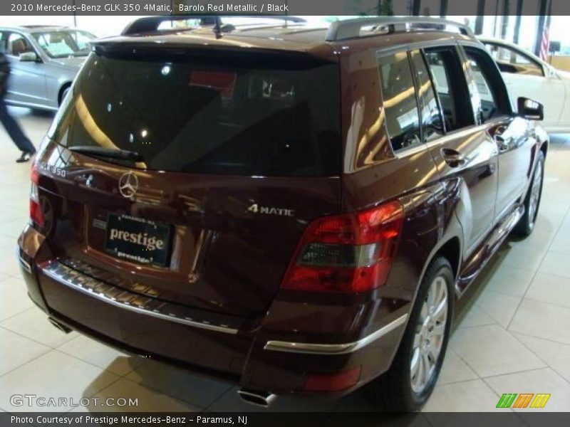 Barolo Red Metallic / Black 2010 Mercedes-Benz GLK 350 4Matic