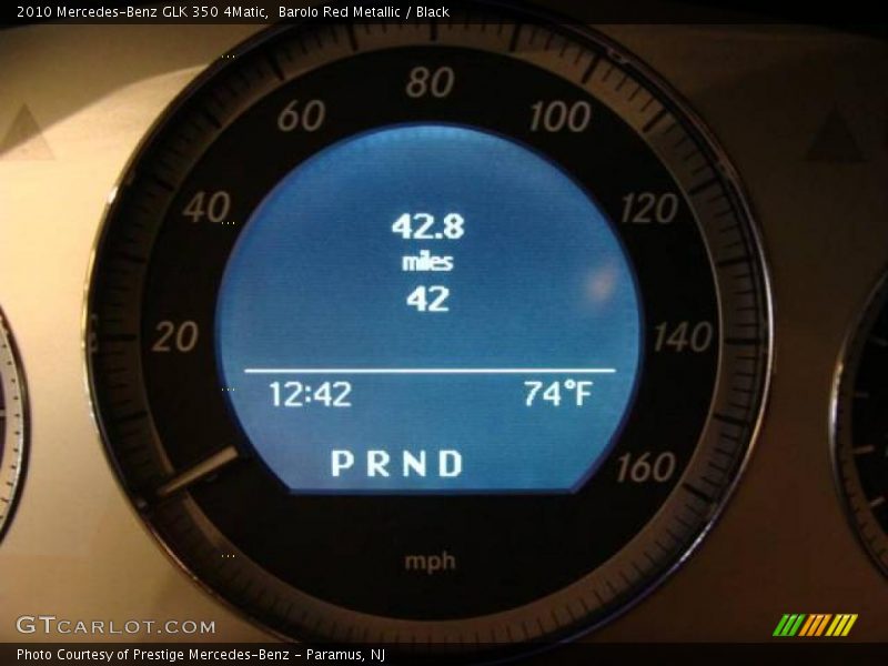 Barolo Red Metallic / Black 2010 Mercedes-Benz GLK 350 4Matic