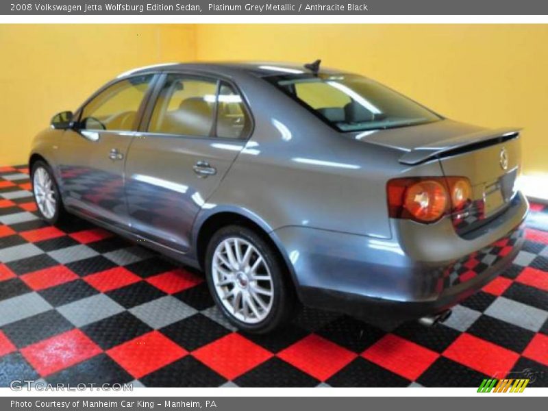 Platinum Grey Metallic / Anthracite Black 2008 Volkswagen Jetta Wolfsburg Edition Sedan