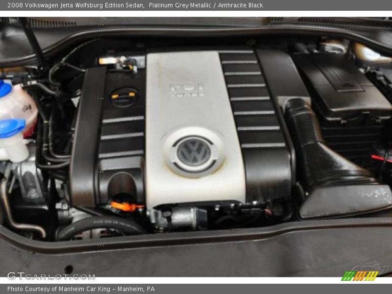 Platinum Grey Metallic / Anthracite Black 2008 Volkswagen Jetta Wolfsburg Edition Sedan