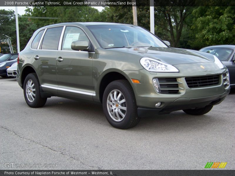 Olive Green Metallic / Havanna/Sand Beige 2008 Porsche Cayenne Tiptronic