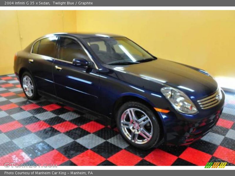 Twilight Blue / Graphite 2004 Infiniti G 35 x Sedan