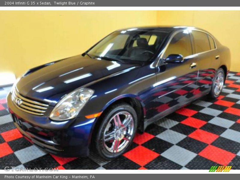Twilight Blue / Graphite 2004 Infiniti G 35 x Sedan